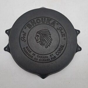 Bhouka Iron Grill or Griddle Made in Canada by Coral